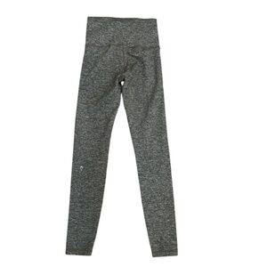 Pristine Girls Ivivva by Lululemon dark green marled leggings 10 12